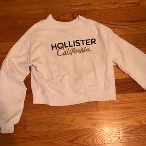 Hollister cropped sweatshirt
